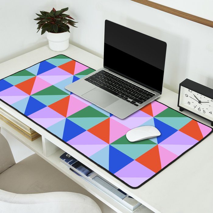 Kaleidoscope - brights Desk Mat Gallery Image 2