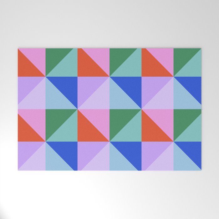 Kaleidoscope - brights Welcome Mat Gallery Image 1