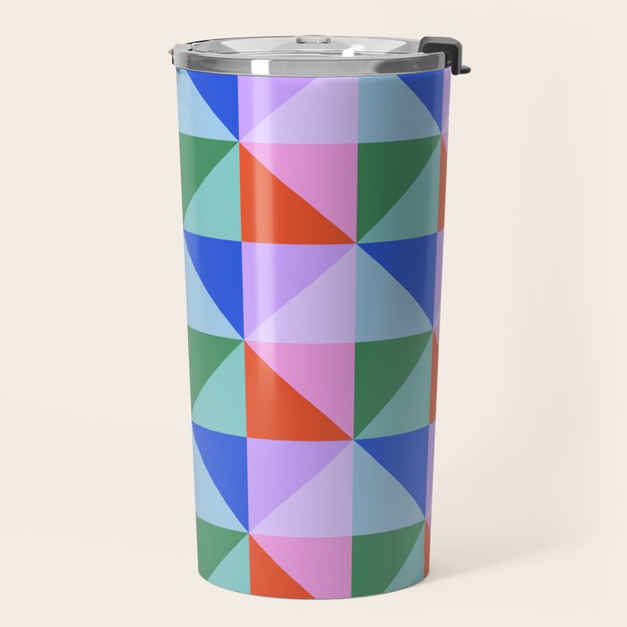 Kaleidoscope - brights Travel Mug Gallery Image 2