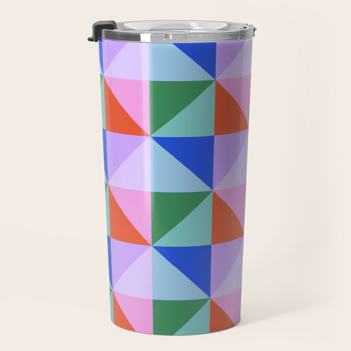 Kaleidoscope - brights Travel Mug Gallery Image 3