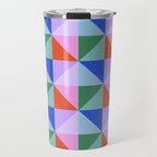 Kaleidoscope - brights Travel Mug Gallery Image 1