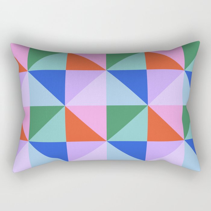 Kaleidoscope - brights Rectangular Pillow Gallery Image 1