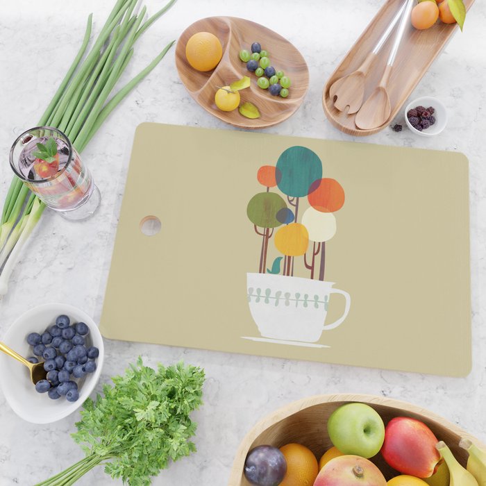 Life in a cup Cutting Board Gallery Image 2