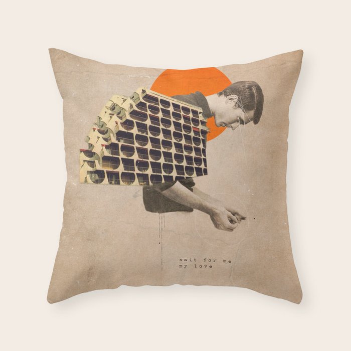 Wait For Me Throw Pillow Gallery Image 1