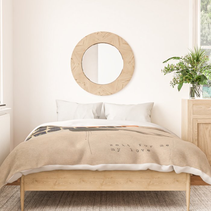 Wait For Me Duvet Cover Gallery Image 3