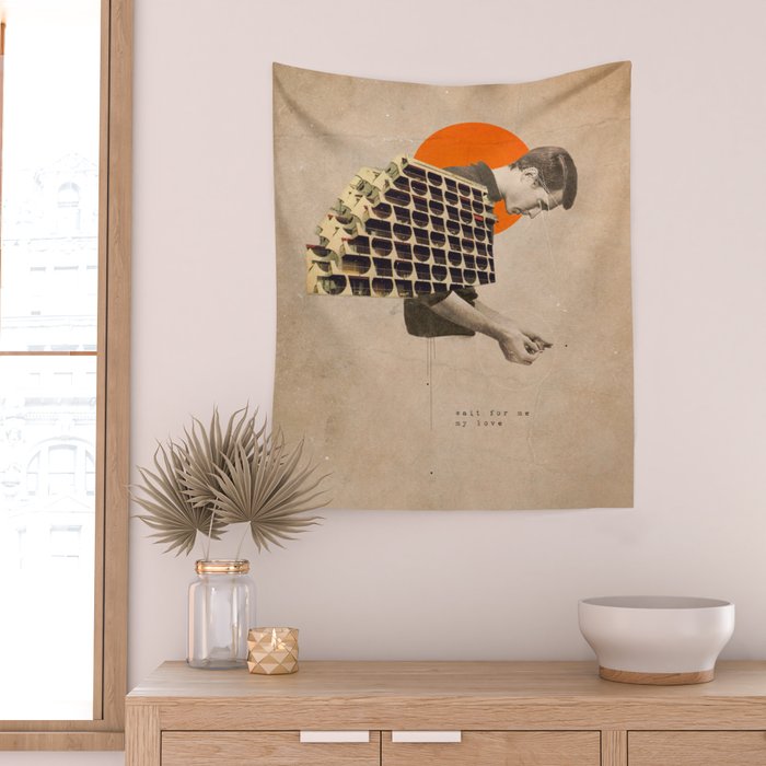 Wait For Me Wall Tapestry Gallery Image 2