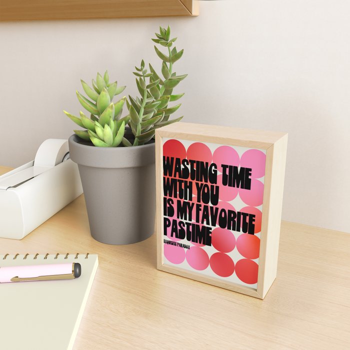 WASTING TIME Mini Art Print Gallery Image 2