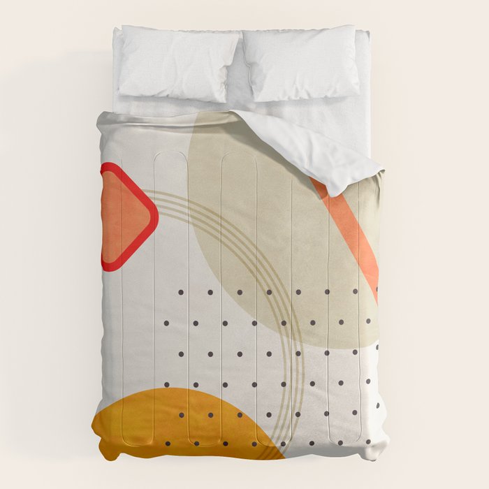 mid century geometry 2021 3 Comforter Gallery Image 1