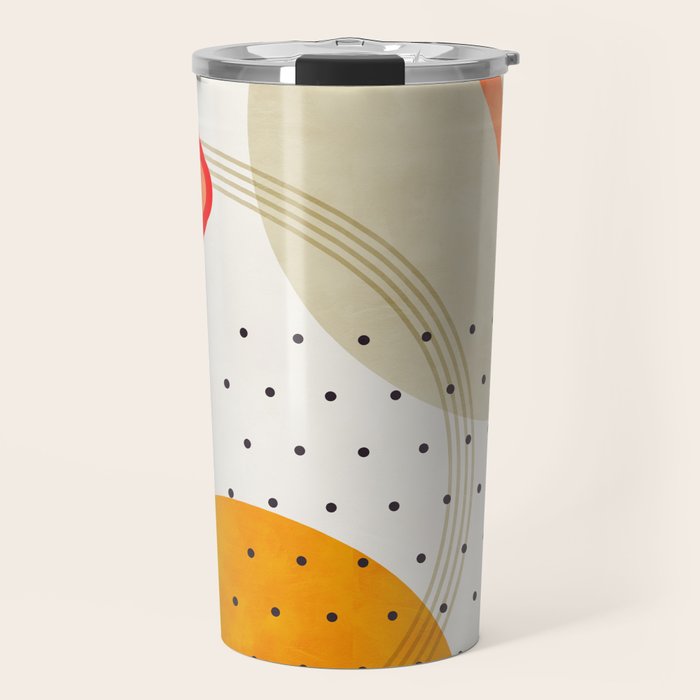 mid century geometry 2021 3 Travel Mug Gallery Image 1