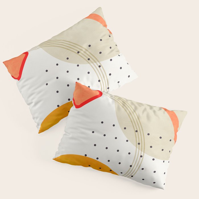 mid century geometry 2021 3 Pillow Sham Gallery Image 3