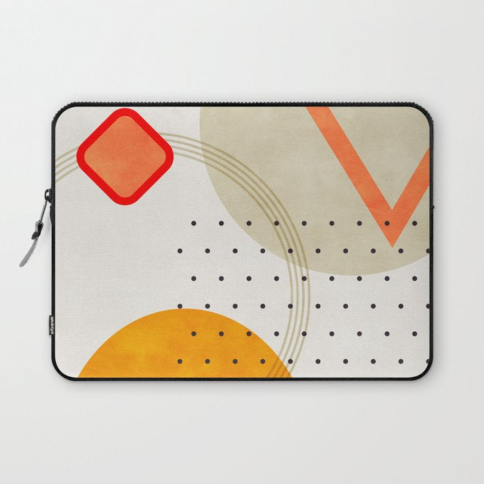 mid century geometry 2021 3 Laptop Sleeve Gallery Image 1