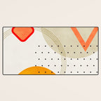 mid century geometry 2021 3 Desk Mat Gallery Image 3
