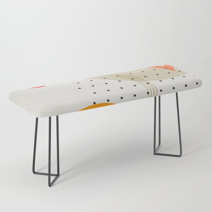 mid century geometry 2021 3 Bench Gallery Image 1