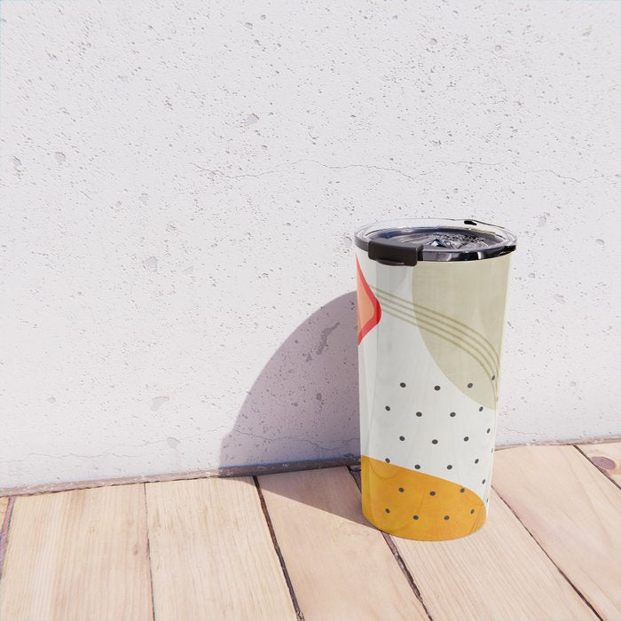 mid century geometry 2021 3 Travel Mug Gallery Image 4