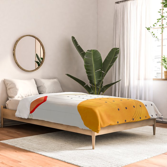 mid century geometry 2021 3 Comforter Gallery Image 2