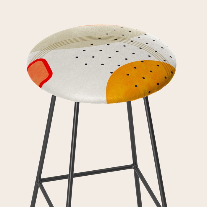 mid century geometry 2021 3 Stool Gallery Image 2