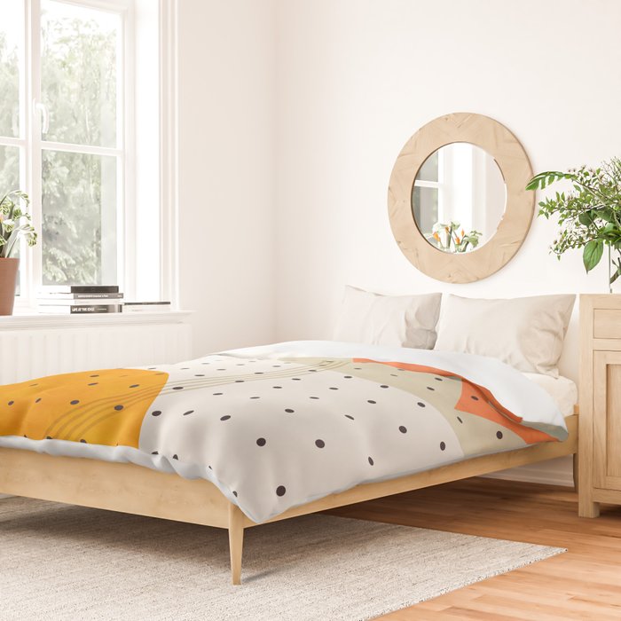 mid century geometry 2021 3 Duvet Cover Gallery Image 2