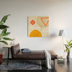 mid century geometry 2021 3 Wood Wall Art Gallery Image 2