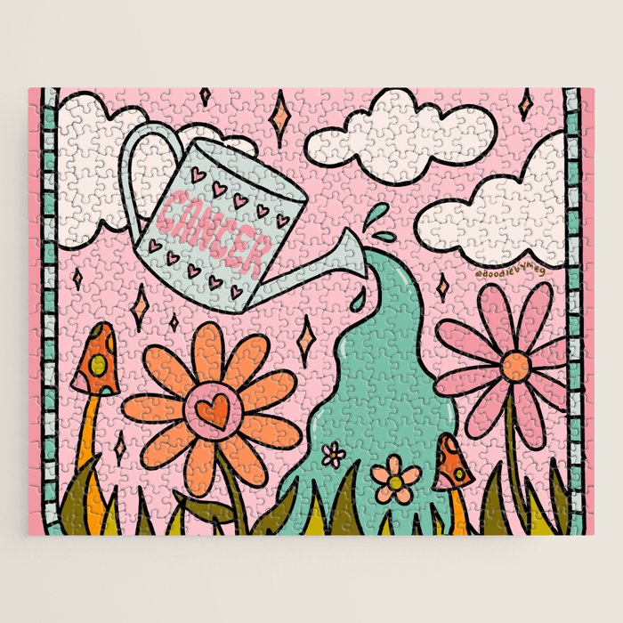 Cancer Zodiac Garden Jigsaw Puzzle Gallery Image 1