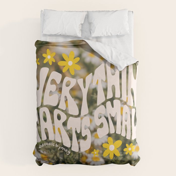 Everything Starts Small Duvet Cover Gallery Image 6