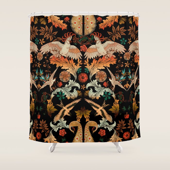 Victorian Midnight II Shower Curtain Gallery Image 1