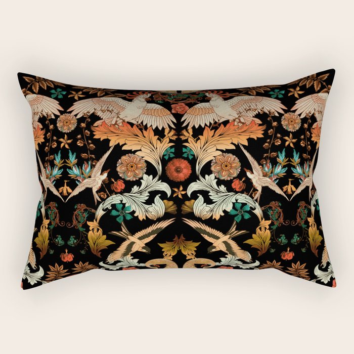 Victorian Midnight II Rectangular Pillow Gallery Image 2