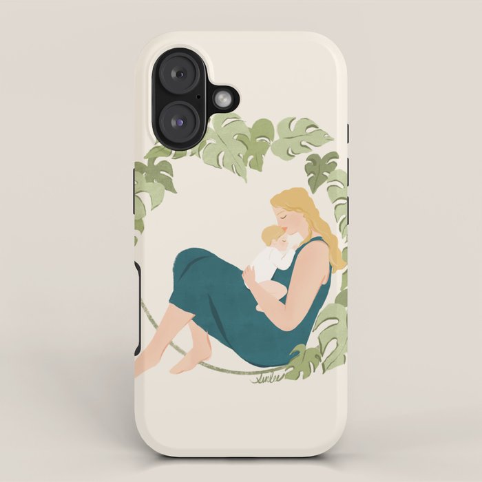 Maternal Bond (Blond) iPhone Case Gallery Image 1