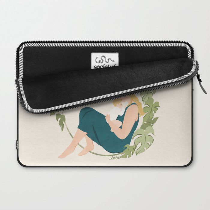 Maternal Bond (Blond) Laptop Sleeve Gallery Image 2