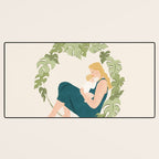 Maternal Bond (Blond) Desk Mat Gallery Image 3
