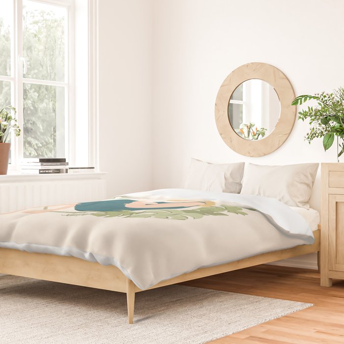 Maternal Bond (Blond) Duvet Cover Gallery Image 2