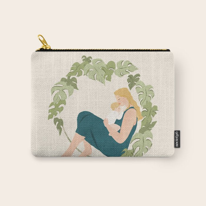 Maternal Bond (Blond) Carry All Pouch Gallery Image 1