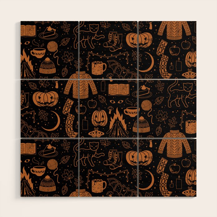 Autumn Nights: Halloween Wood Wall Art Gallery Image 1