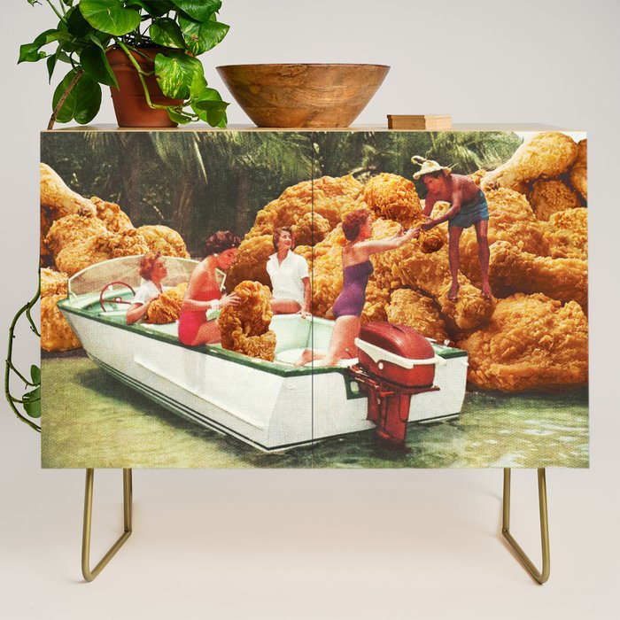 Fried chicken drive-thru - Takeaway Junk Food Credenza Gallery Image 1