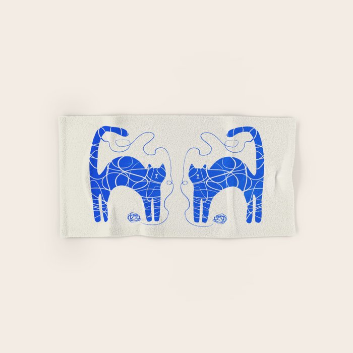 Wool Cat Bath Towel Gallery Image 1