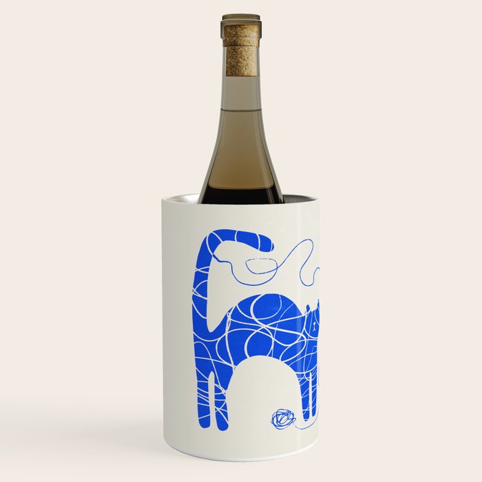 Wool Cat Wine Chiller Gallery Image 2