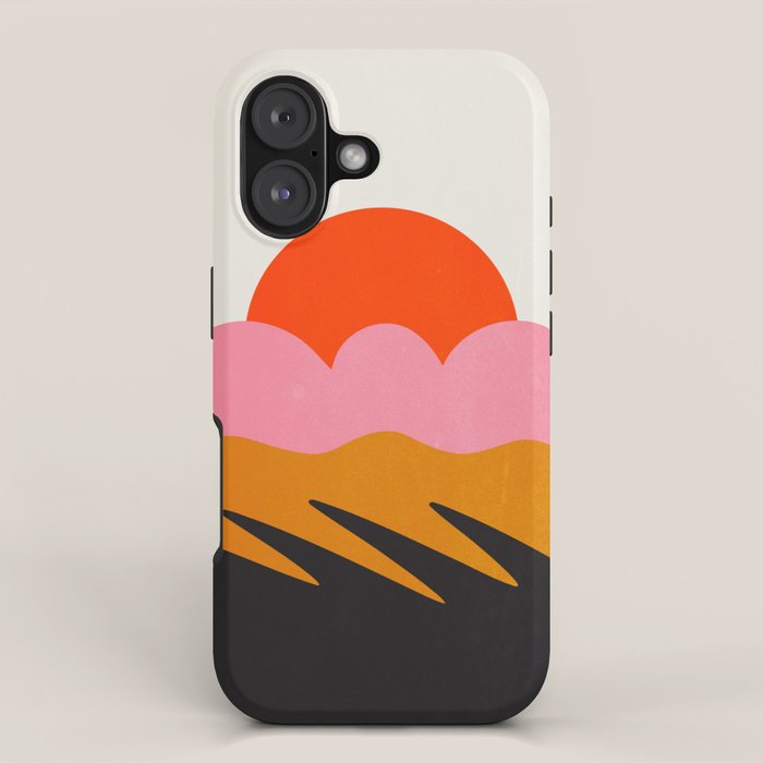 Landscape 02: Mid Century Abstraction iPhone Case Gallery Image 1