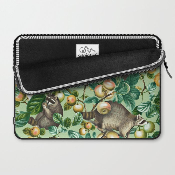 RACCOON AND FRUITS Laptop Sleeve Gallery Image 2