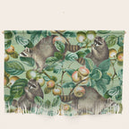 RACCOON AND FRUITS Wall Hanging Gallery Image 1
