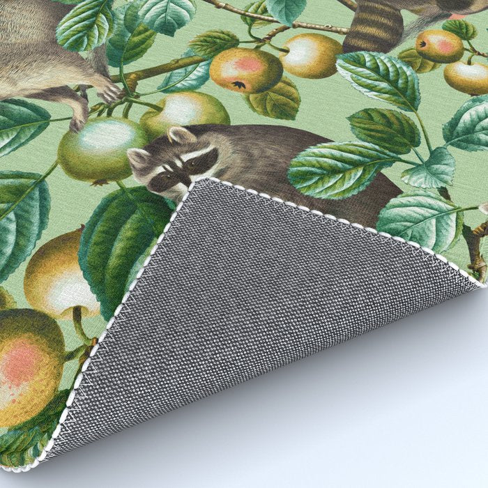 RACCOON AND FRUITS Rug Gallery Image 4