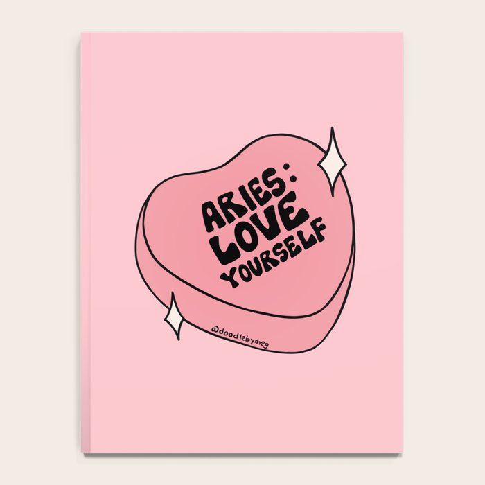 Aries Conversation Heart Notebook Gallery Image 4