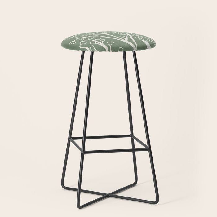 Birds on Branches 02 Stool Gallery Image 1