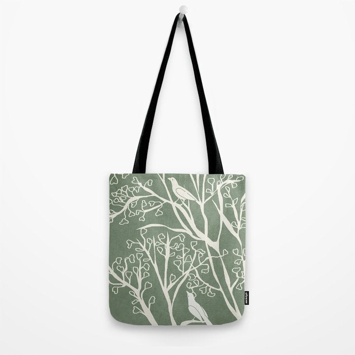 Birds on Branches 02 Tote Bag Gallery Image 2