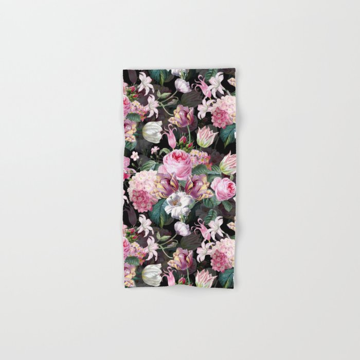 Vintage & Shabby Chic - Midnight Rose Garden Towels Gallery Image 1