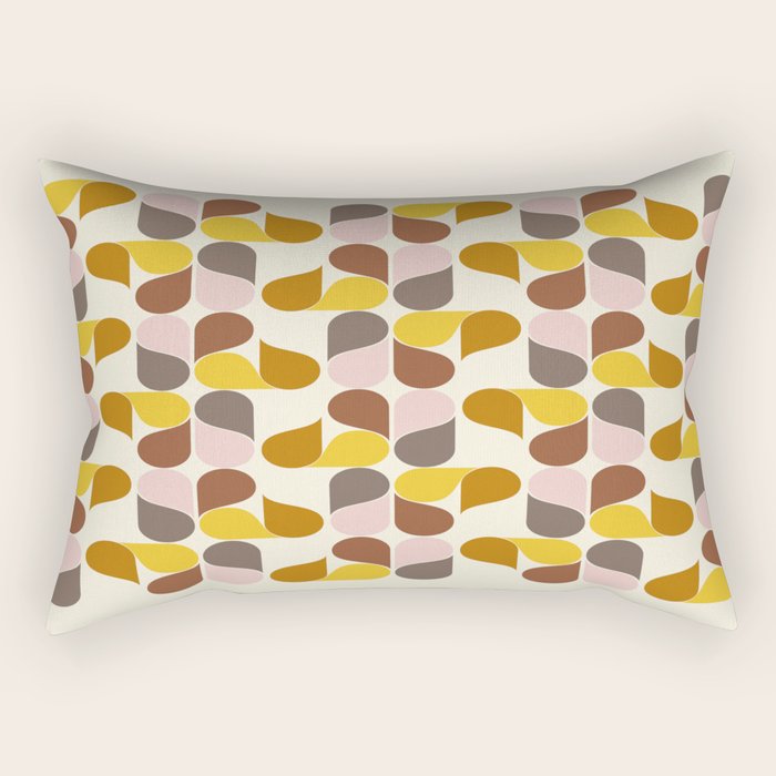 Abstract Leaves 1 Rectangular Pillow Gallery Image 1