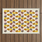 Abstract Leaves 1 Outdoor Rug Gallery Image 1