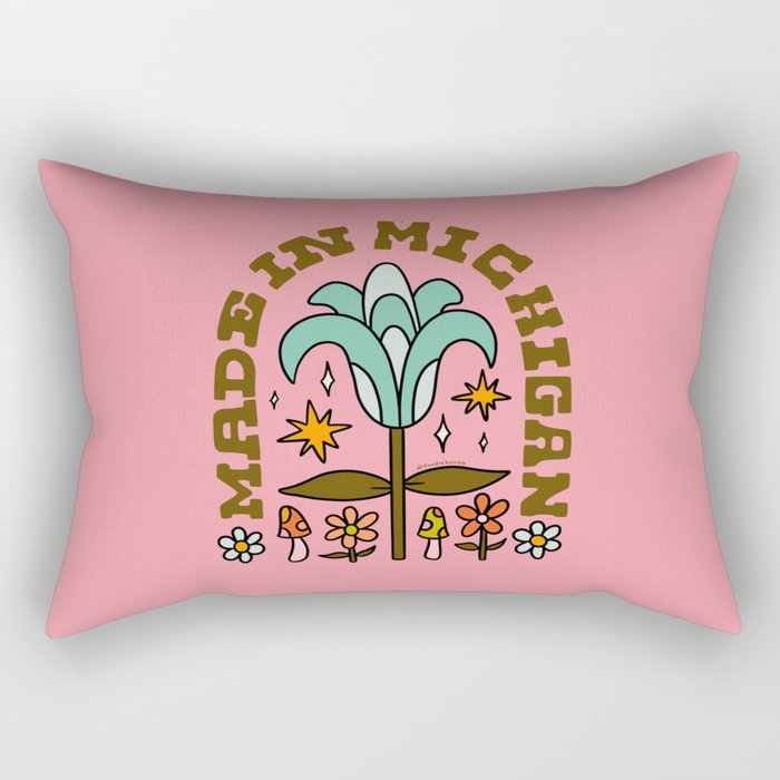 Made In Michigan Rectangular Pillow Gallery Image 2