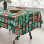 Retro Christmas Coffee Thermoses - Green Tablecloth Gallery Image 3