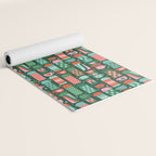 Retro Christmas Coffee Thermoses - Green Yoga Mat Gallery Image 2