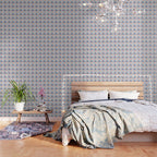 Vintage marine seashell mosaic art pattern Wallpaper Gallery Image 3
