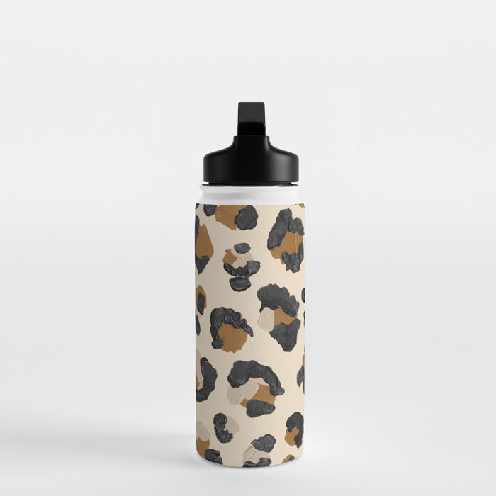 Leopard Print - Neutral Gold Light Palette Water Bottle Gallery Image 3